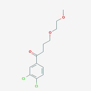 1-(3,4-Dichlorophenyl)-4-(2-methoxyethoxy)butan-1-one