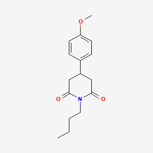 1-Butyl-4-(4-methoxyphenyl)piperidine-2,6-dione