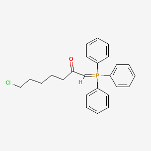 7-Chloro-1-(triphenyl-lambda~5~-phosphanylidene)heptan-2-one