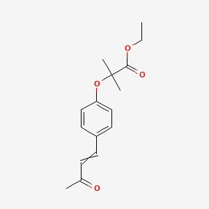 Ethyl 2-methyl-2-[4-(3-oxobut-1-en-1-yl)phenoxy]propanoate