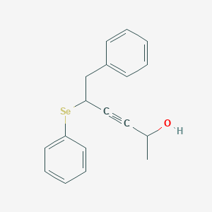 6-Phenyl-5-(phenylselanyl)hex-3-yn-2-ol