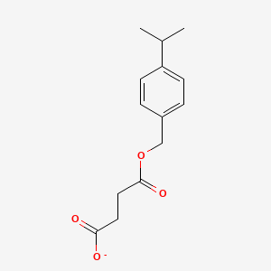 4-Oxo-4-{[4-(propan-2-yl)phenyl]methoxy}butanoate