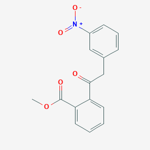 Methyl 2-[(3-nitrophenyl)acetyl]benzoate