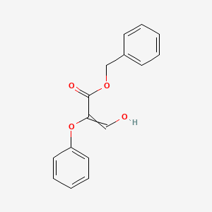 Benzyl 3-hydroxy-2-phenoxyprop-2-enoate