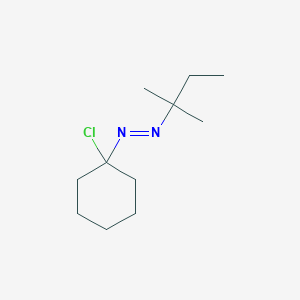 (E)-1-(1-Chlorocyclohexyl)-2-(2-methylbutan-2-yl)diazene