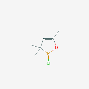 1,2-Oxaphosphole, 2-chloro-2,3-dihydro-3,3,5-trimethyl-