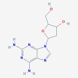 molecular formula C10H14N6O3 B014560 2-氨基-2'-脱氧腺苷 CAS No. 4546-70-7