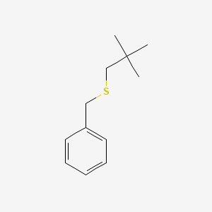 Benzene, [[(2,2-dimethylpropyl)thio]methyl]-