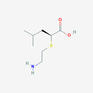 (2S)-2-[(2-Aminoethyl)sulfanyl]-4-methylpentanoic acid