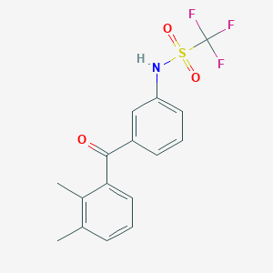 N-[3-(2,3-Dimethylbenzoyl)phenyl]-1,1,1-trifluoromethanesulfonamide