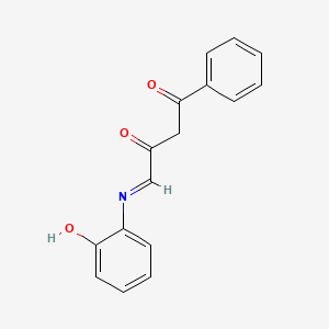 (4E)-4-[(2-Hydroxyphenyl)imino]-1-phenylbutane-1,3-dione