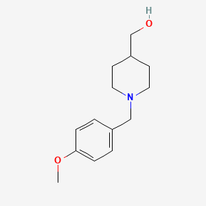 molecular formula C14H21NO2 B1456009 (1-(4-Methoxybenzyl)piperidin-4-yl)methanol CAS No. 1455249-03-2