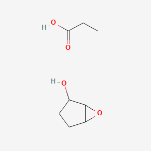 6-Oxabicyclo[3.1.0]hexan-2-ol;propanoic acid