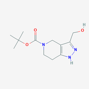 tert-Butyl 3-(hydroxymethyl)-6,7-dihydro-1H-pyrazolo[4,3-c]pyridine-5(4H)-carboxylate