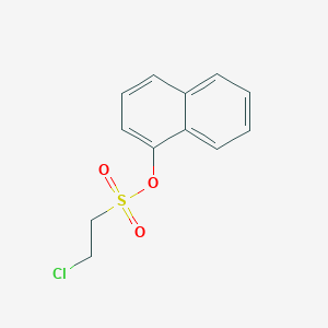 Naphthalen-1-yl 2-chloroethane-1-sulfonate