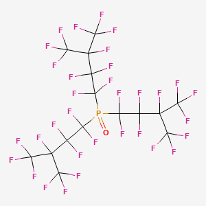 Tris[1,1,2,2,3,4,4,4-octafluoro-3-(trifluoromethyl)butyl](oxo)-lambda~5~-phosphane