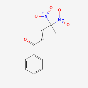 4,4-Dinitro-1-phenylpent-2-en-1-one