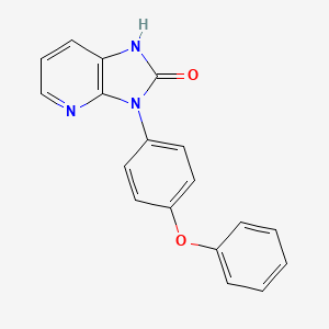 3-(4-Phenoxyphenyl)-1,3-dihydro-2H-imidazo[4,5-b]pyridin-2-one