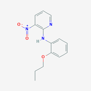 3-Nitro-N-(2-propoxyphenyl)pyridin-2-amine