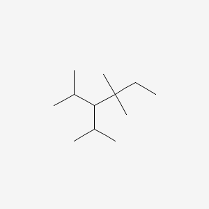 2,4,4-Trimethyl-3-(propan-2-yl)hexane