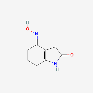 (4E)-4-hydroxyimino-3,5,6,7-tetrahydro-1H-indol-2-one