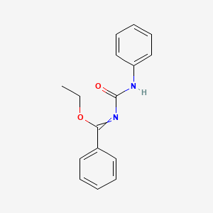 Ethyl N-(phenylcarbamoyl)benzenecarboximidate