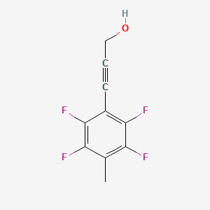 3-(2,3,5,6-Tetrafluoro-4-methylphenyl)prop-2-yn-1-ol