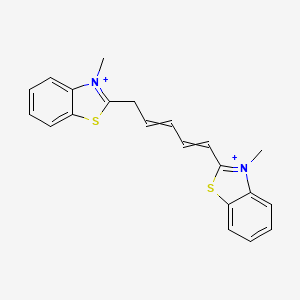 2,2'-(Penta-1,3-diene-1,5-diyl)bis(3-methyl-1,3-benzothiazol-3-ium)