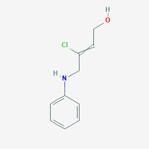 4-Anilino-3-chlorobut-2-en-1-ol