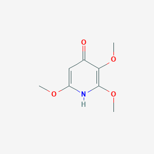 molecular formula C8H11NO4 B1456033 2,3,6-三甲氧基吡啶-4-醇 CAS No. 1414863-98-1