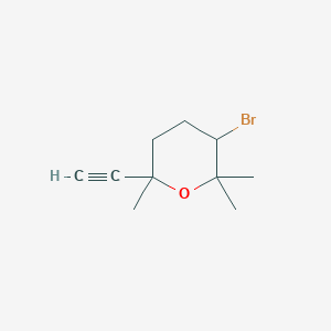 3-Bromo-6-ethynyl-2,2,6-trimethyloxane