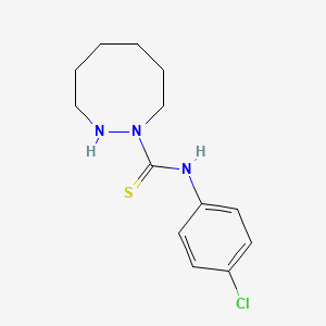 N-(4-Chlorophenyl)-1,2-diazocane-1-carbothioamide