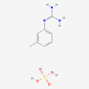 Guanidine, (3-methylphenyl)-, sulfate