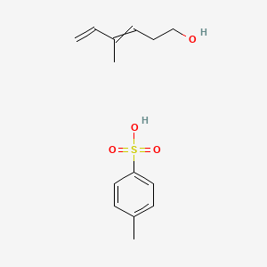 4-Methylbenzenesulfonic acid;4-methylhexa-3,5-dien-1-ol