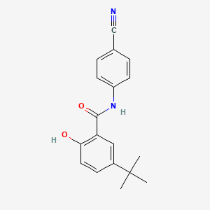 5-tert-Butyl-N-(4-cyanophenyl)-2-hydroxybenzamide