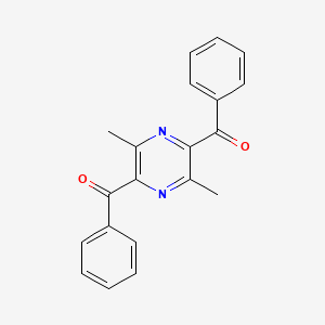 (3,6-Dimethylpyrazine-2,5-diyl)bis(phenylmethanone)