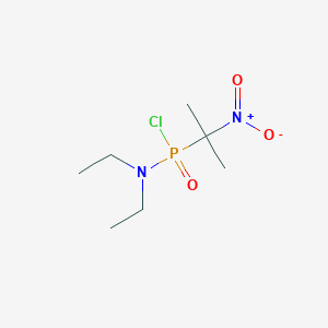 N,N-Diethyl-P-(2-nitropropan-2-yl)phosphonamidic chloride