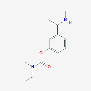 molecular formula C13H20N2O2 B1456041 3-(1-(Methylamino)ethyl)phenyl ethyl(methyl)carbamate CAS No. 948051-93-2
