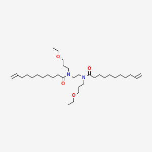 N,N'-(Ethane-1,2-diyl)bis[N-(3-ethoxypropyl)undec-10-enamide]