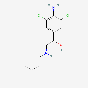molecular formula C13H20Cl2N2O B1456042 Clenisopenterol CAS No. 157664-68-1