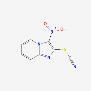 3-Nitroimidazo[1,2-a]pyridin-2-yl thiocyanate