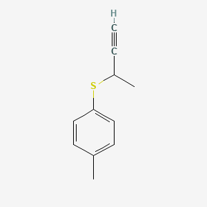 1-[(But-3-yn-2-yl)sulfanyl]-4-methylbenzene