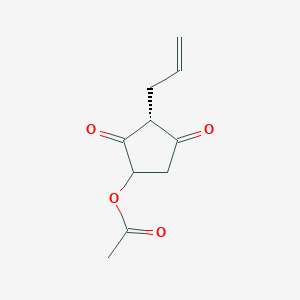 (3R)-2,4-Dioxo-3-(prop-2-en-1-yl)cyclopentyl acetate