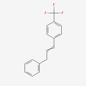 1-(3-Phenylprop-1-en-1-yl)-4-(trifluoromethyl)benzene