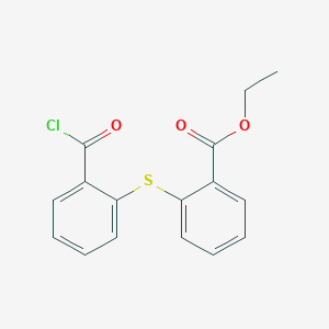 Ethyl 2-{[2-(chlorocarbonyl)phenyl]sulfanyl}benzoate