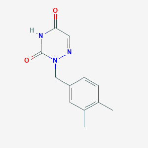 2-[(3,4-Dimethylphenyl)methyl]-1,2,4-triazine-3,5(2H,4H)-dione