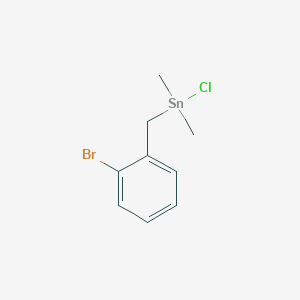 [(2-Bromophenyl)methyl](chloro)dimethylstannane