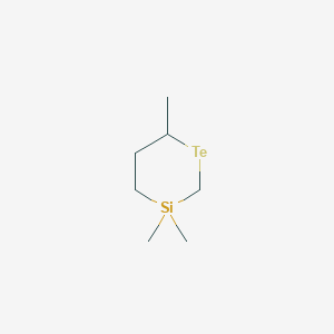 3,3,6-Trimethyl-1,3-tellurasilinane