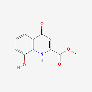 molecular formula C11H9NO4 B1456058 4,8-ジヒドロキシキノリン-2-カルボン酸メチル CAS No. 5934-38-3