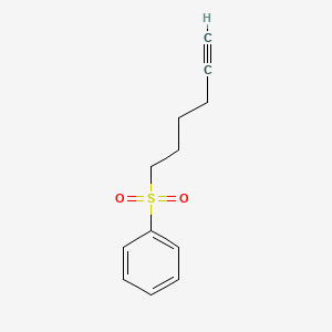 (Hex-5-yne-1-sulfonyl)benzene